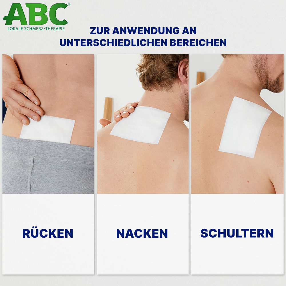 ABC WÄRME-PFLASTER mit SENSITIV-Vlies 4 St Pflaster