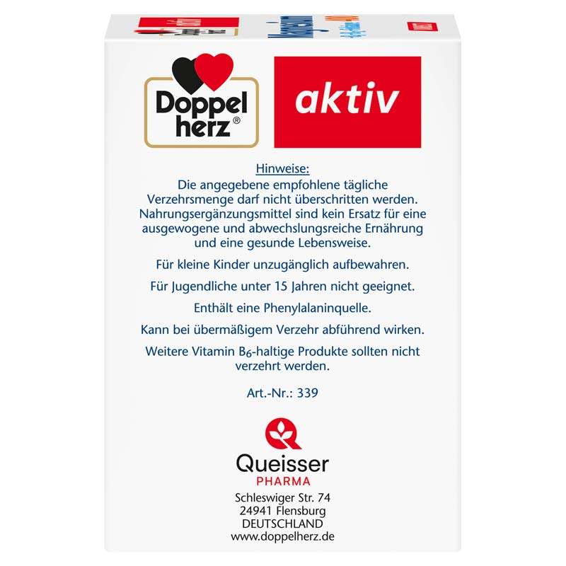 Doppelherz aktiv Magnesium 400 + B-Vitamine DIRECT  40 St Pellets