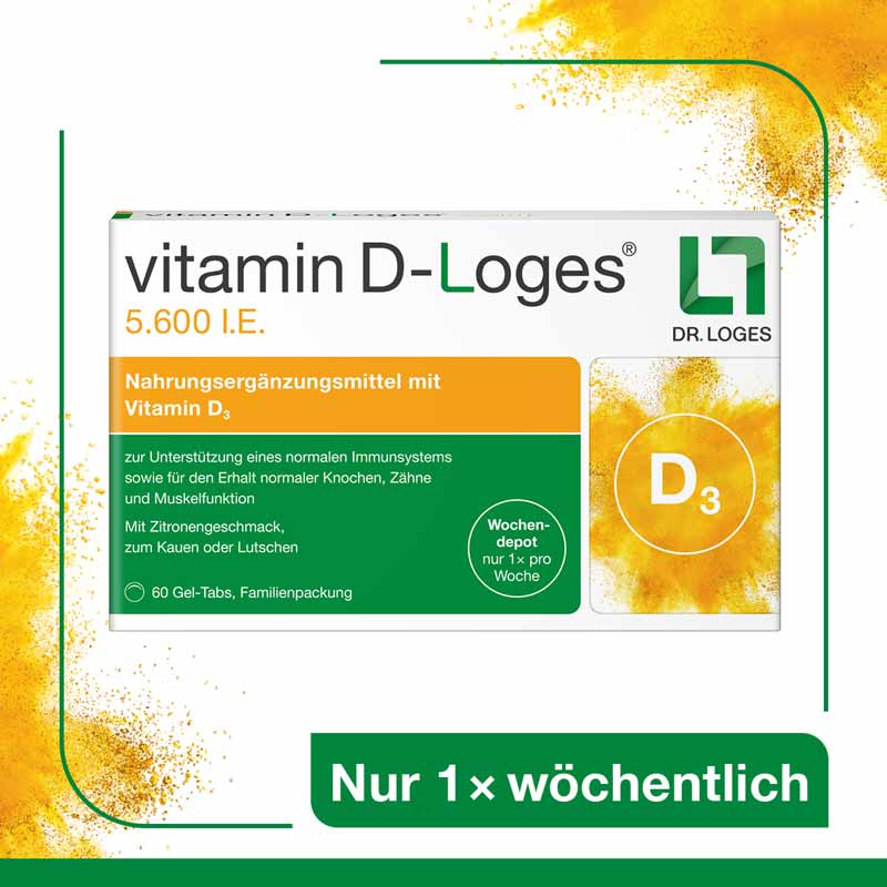 vitamin D-Loges 5.600 I.E. Wochendepot 60 St Kautabletten