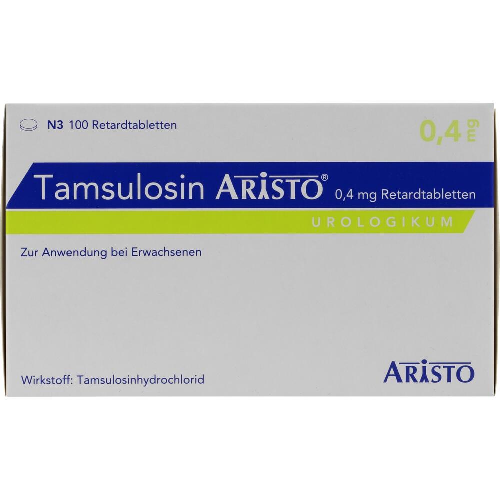 TAMSULOSIN Aristo 0,4 mg Retardtabletten 100 St Retard-Tabletten
