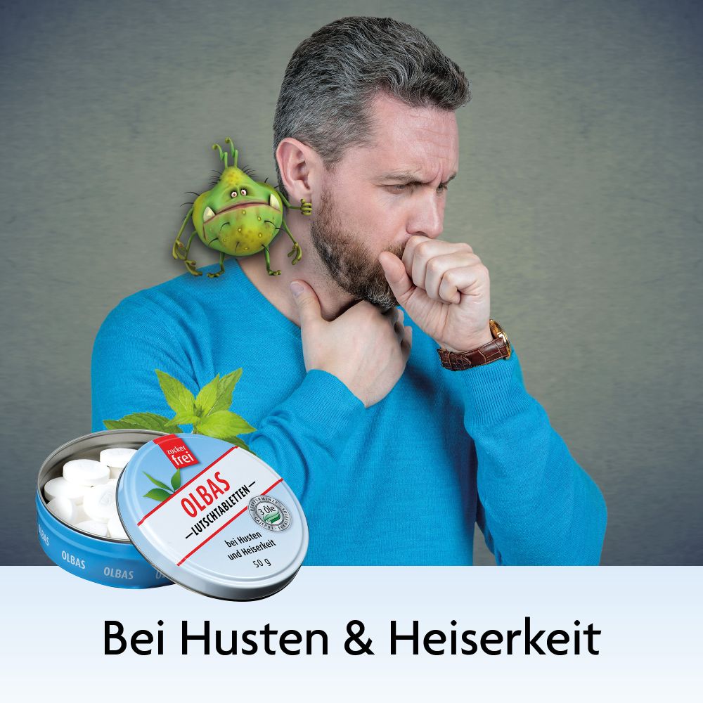 OLBAS LUTSCHTABLETTEN zuckerfrei 50 g Lutschtabletten