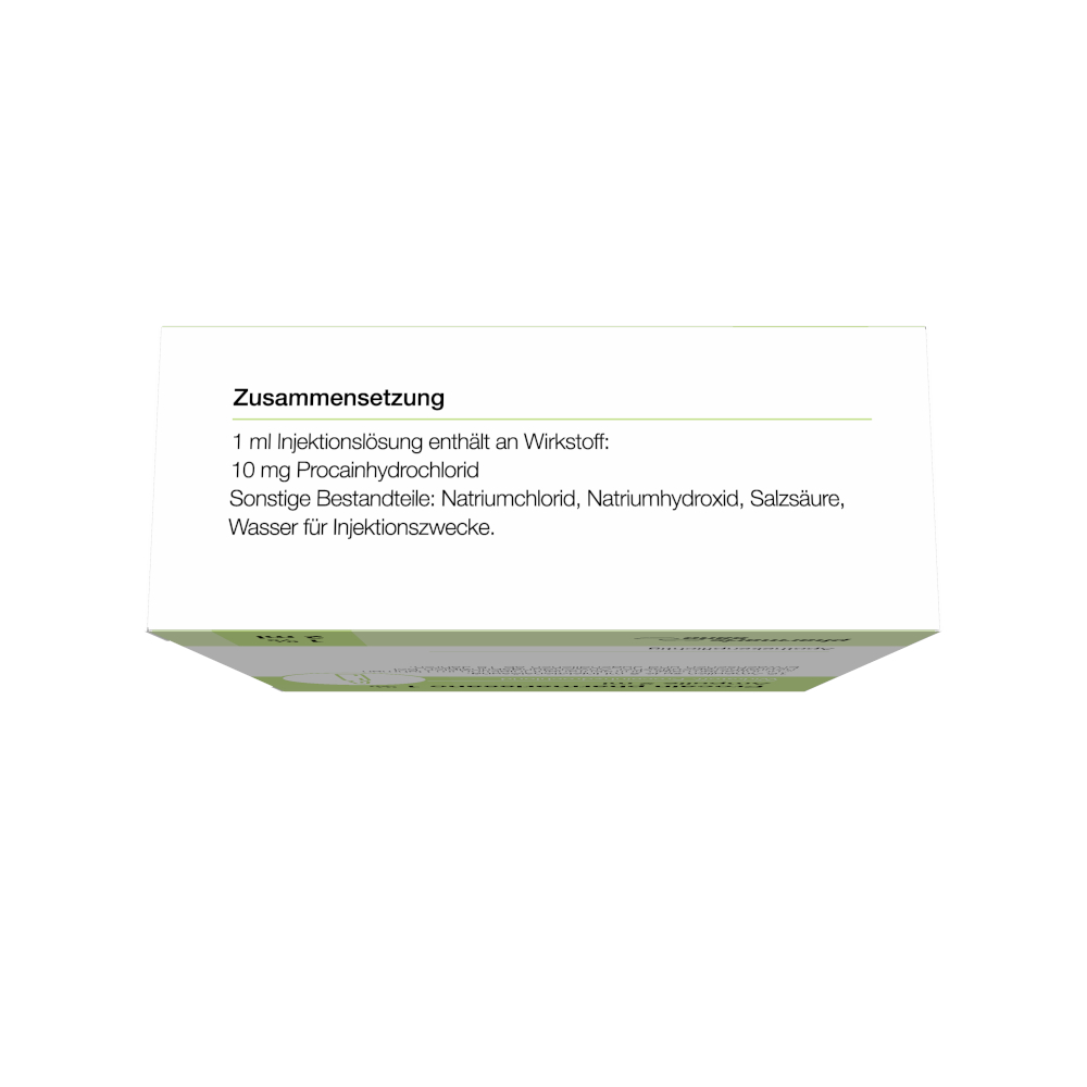 Procain pharmarissano 1% Ampulle 2ml 10X2 ml Injektionslösung