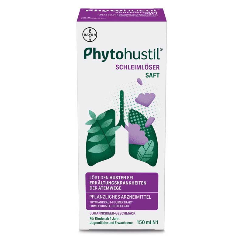 Phytohustil SCHLEIMLÖSER SAFT 150 ml Flüssigkeit zum Einnehmen