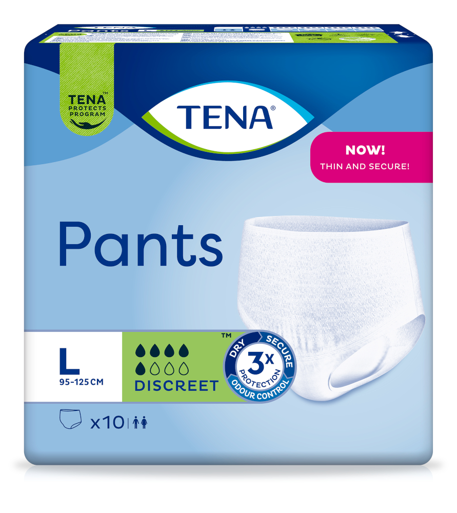 TENA Pants Discreet L bei Inkontinenz 10 St
