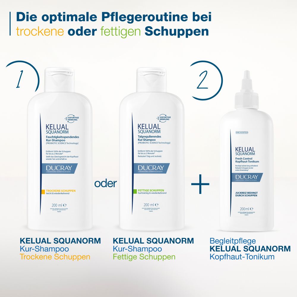 DUCRAY KELUAL SQUANORM Kopfhaut-Tonikum 200 ml Lotion