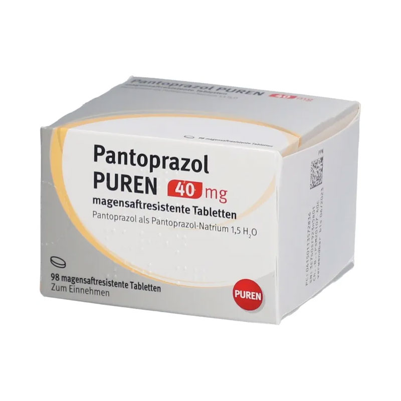 PANTOPRAZOL PUREN 40 mg magensaftres.Tabletten 98 St Tabletten magensaftresistent