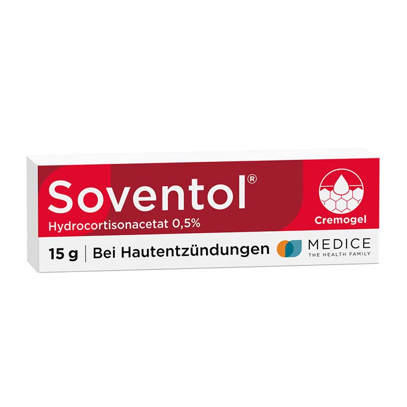 Soventol HydroCortisonACETAT 0,5% bei Hautentzündungen 15 g Creme
