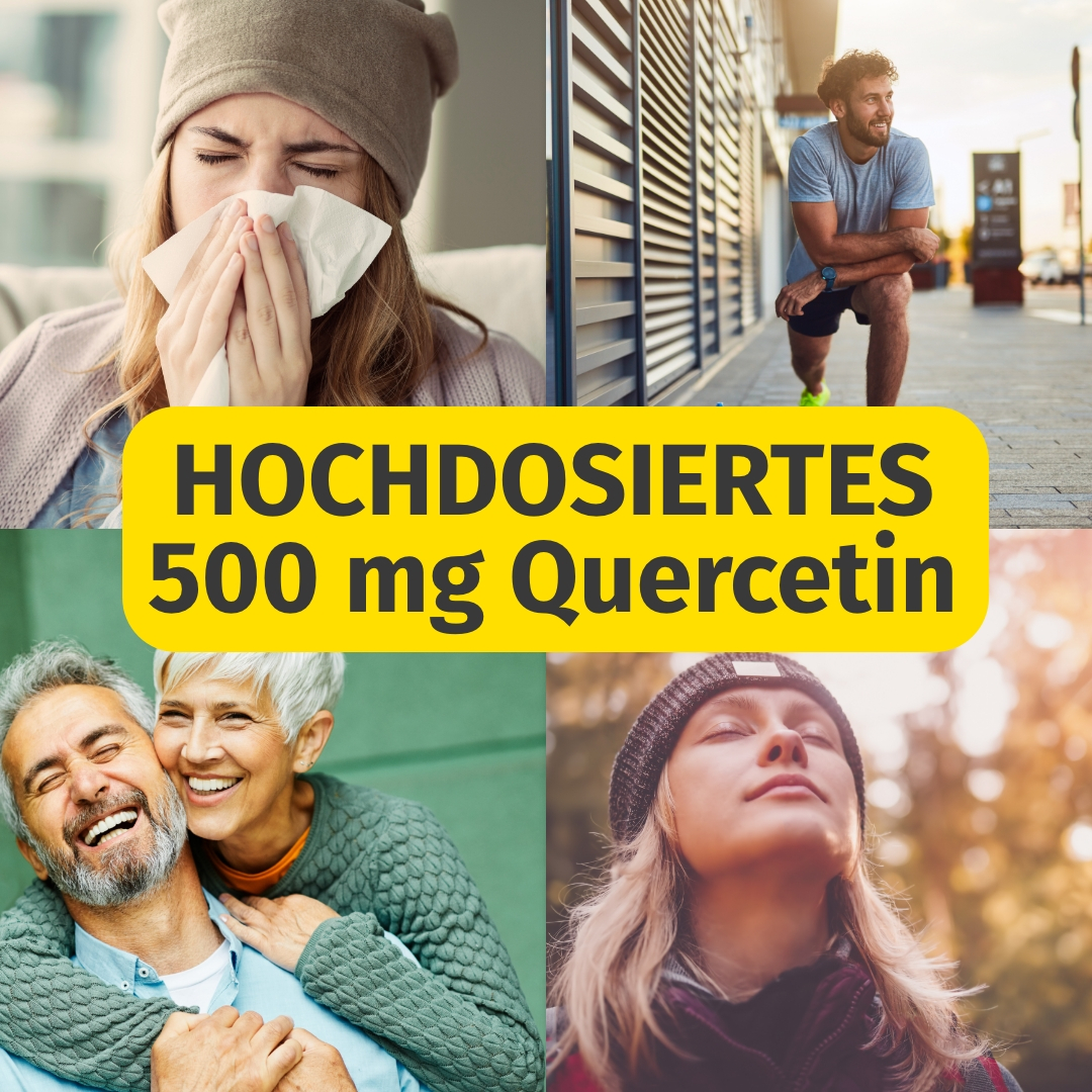 GREEN NATURALS Quercetin 500 mg hochdosiert vegan 180 St Kapseln