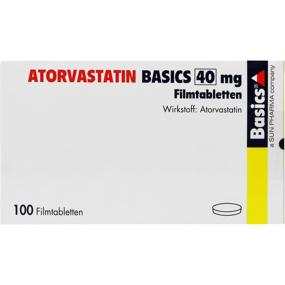 ATORVASTATIN BASICS 40mg 100 St Filmtabletten