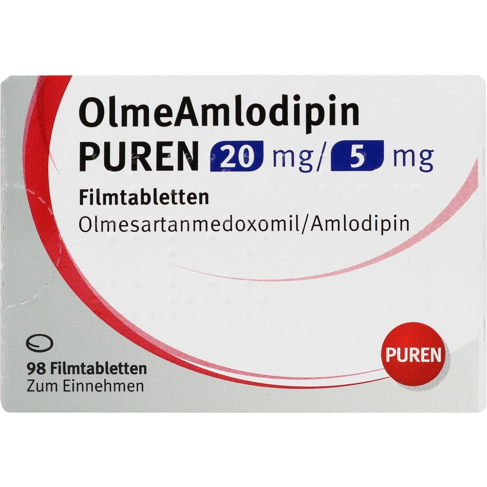 OlmeAmlodipin PUREN 20 mg/5 mg 98 St Filmtabletten