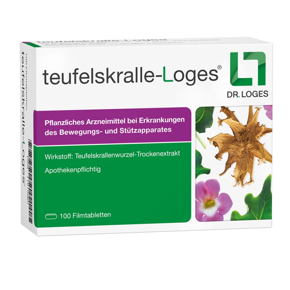 teufelskralle-Loges 100 St Filmtabletten