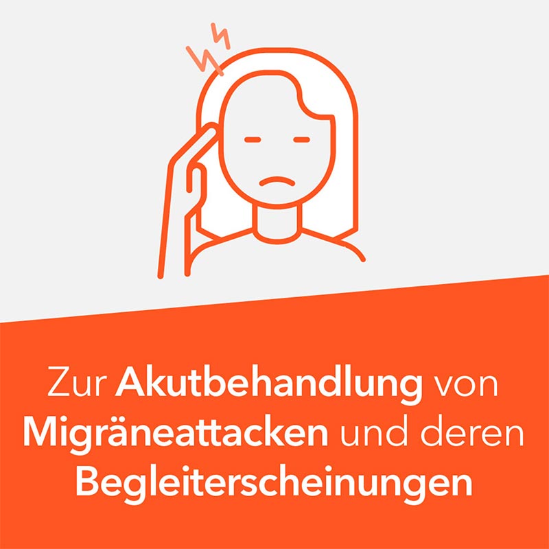 Sumatriptan ratiopharm bei Migräne 50 mg 2 St Filmtabletten