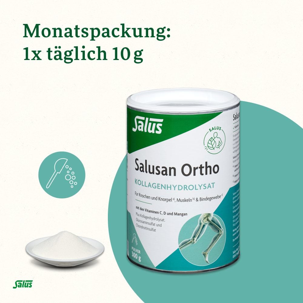 Salusan Ortho Kollagenhydrolysat-Pulver 300 g Pulver