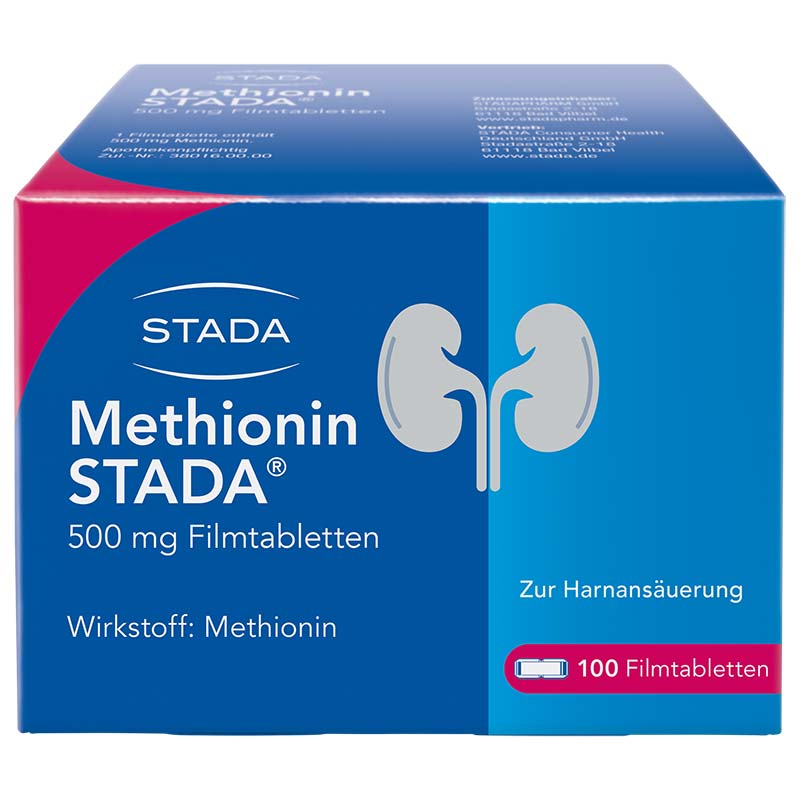 Methionin STADA 500 mg  100 St Filmtabletten