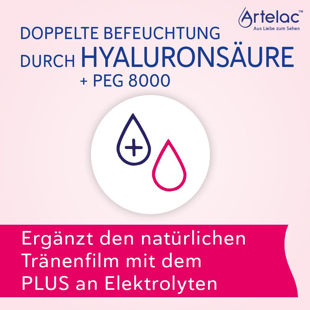 Artelac Rebalance Augentropfen für gereizte trockene Augen 10 ml Augentropfen