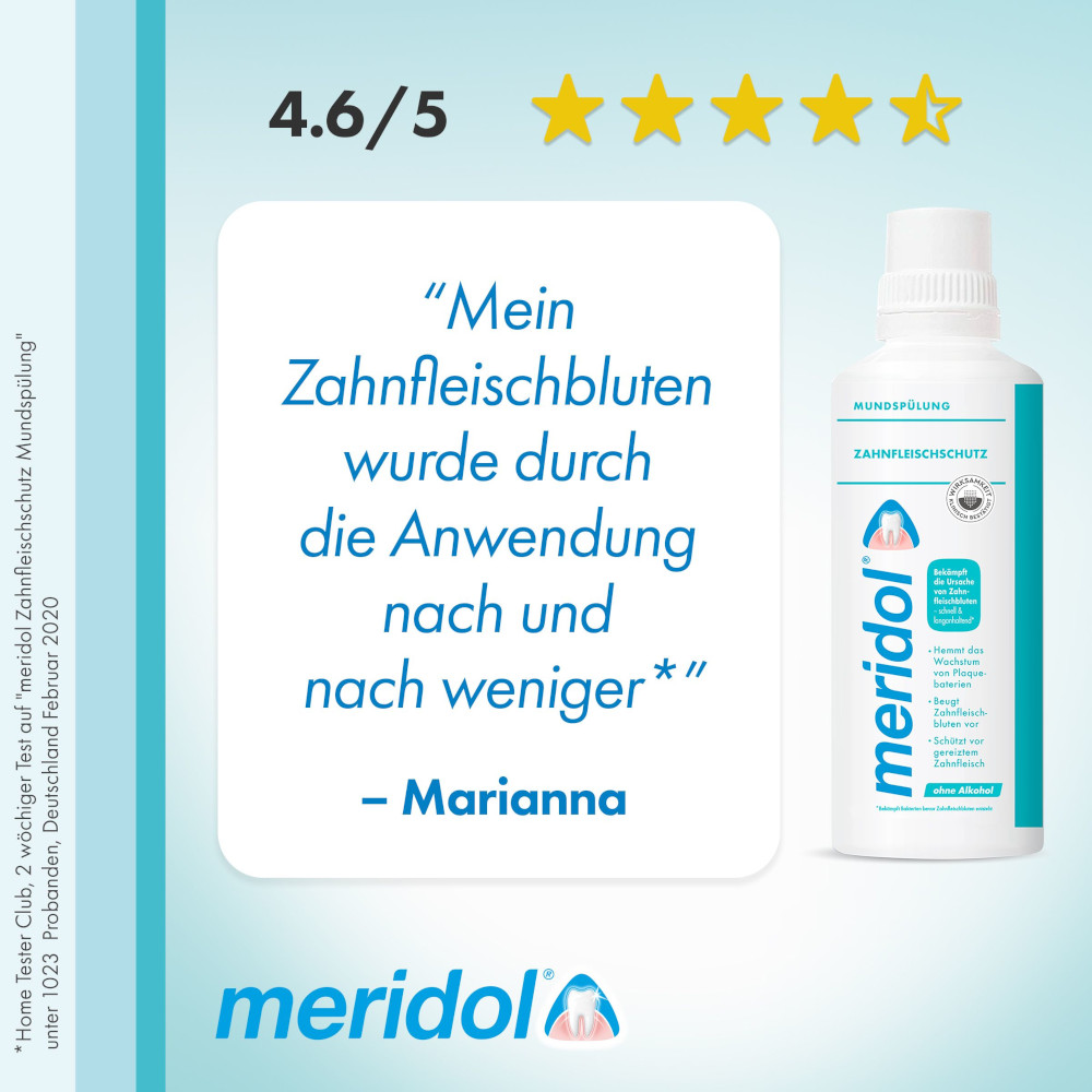 meridol ZAHNFLEISCHSCHUTZ 4X400 ml Spüllösung
