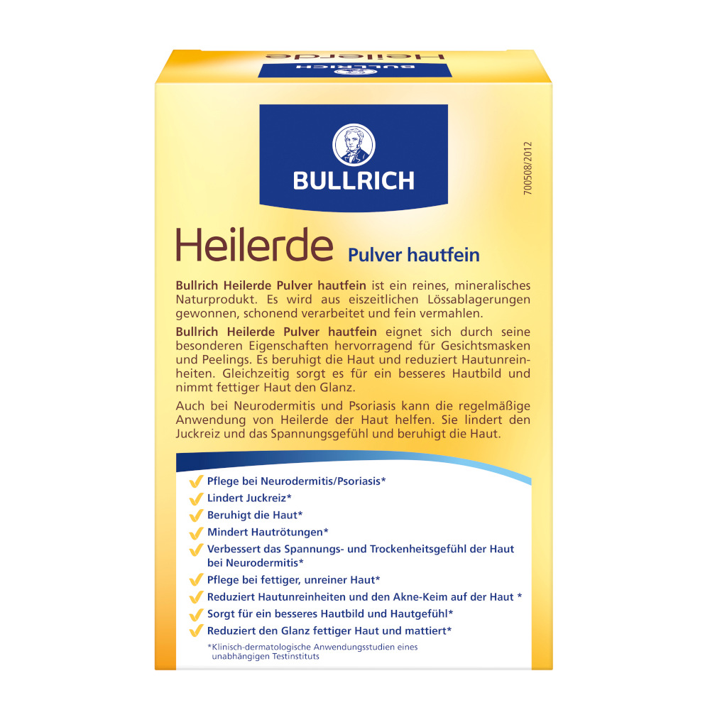 BULLRICH Heilerde Pulver hautfein 500 g Pulver