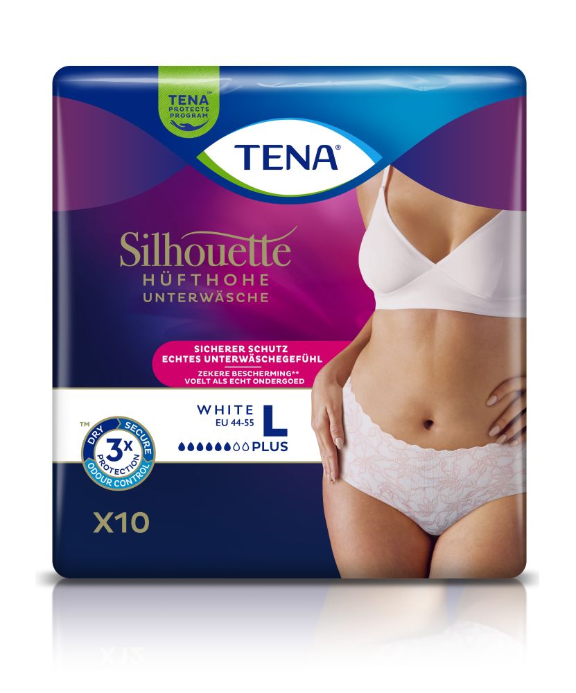 TENA Silhouette Plus L 10 St