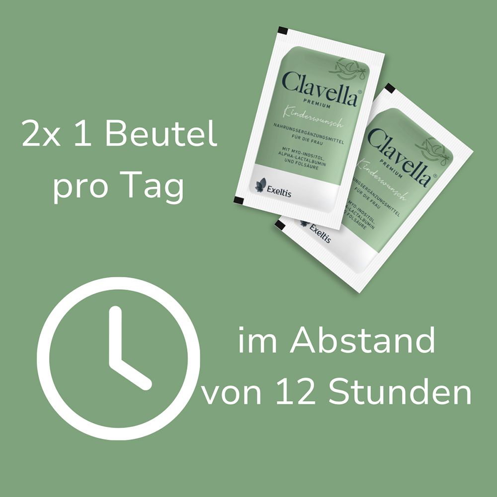 Clavella PREMIUM Kinderwunsch 60X2.1 g Pulver