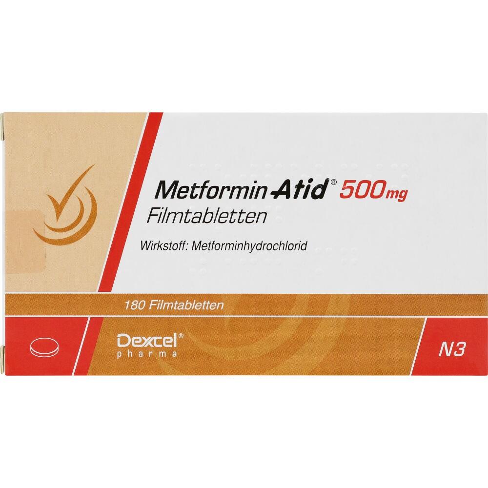 Metformin Atid 500mg 180 St Filmtabletten