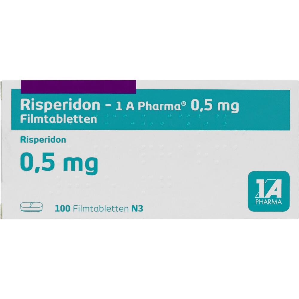 Risperidon-1 A Pharma 0,5mg 100 St Filmtabletten
