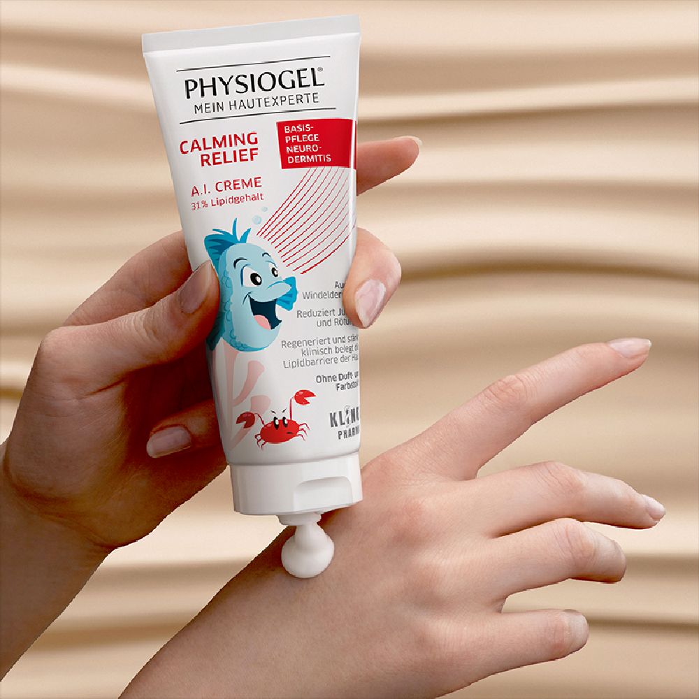 PHYSIOGEL CALMING RELIEF A.I. Creme Kids: Basispflege bei Neurodermitis und Windeldermatitis 100 ml Creme