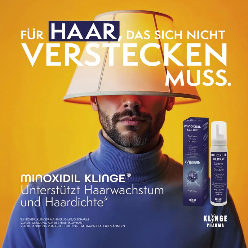 MINOXIDIL KLINGE Männer 50mg/g  95 g Schaum
