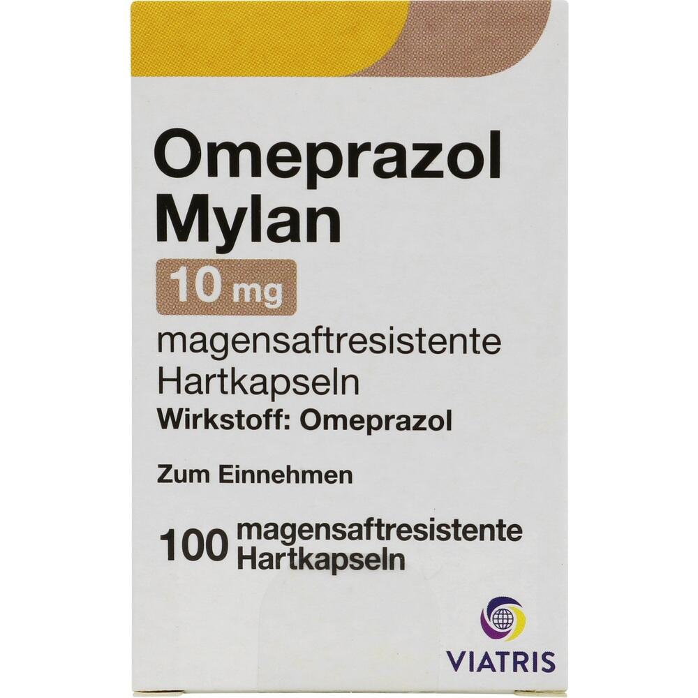 Omeprazol Mylan 10mg 100 St Magensaftresistente Hartkapseln
