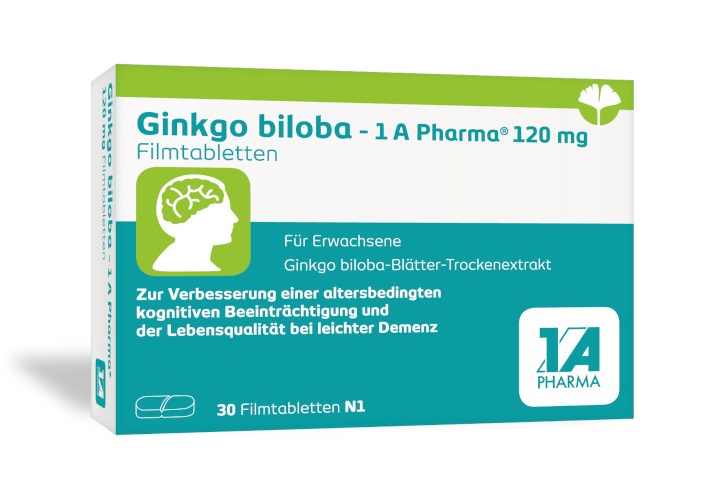 Ginkgo -1 A Pharma 120 mg 30 St Filmtabletten