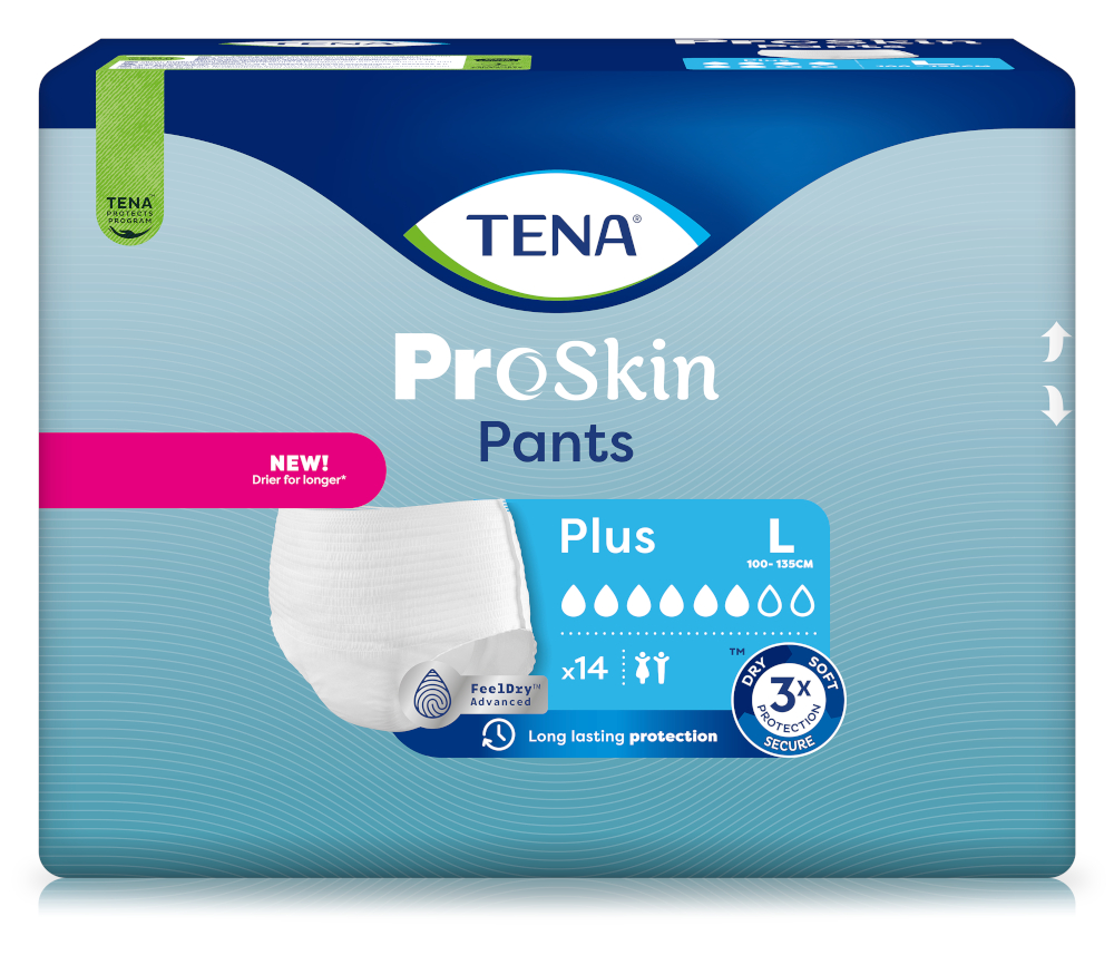 TENA Pants Plus L bei Inkontinenz 14 St