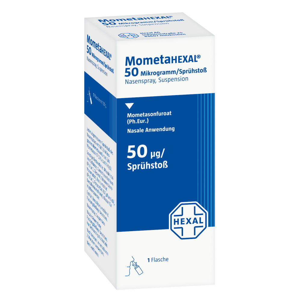 MometaHEXAL 50 Mikrogramm/Sprühstoß 18 g Nasenspray