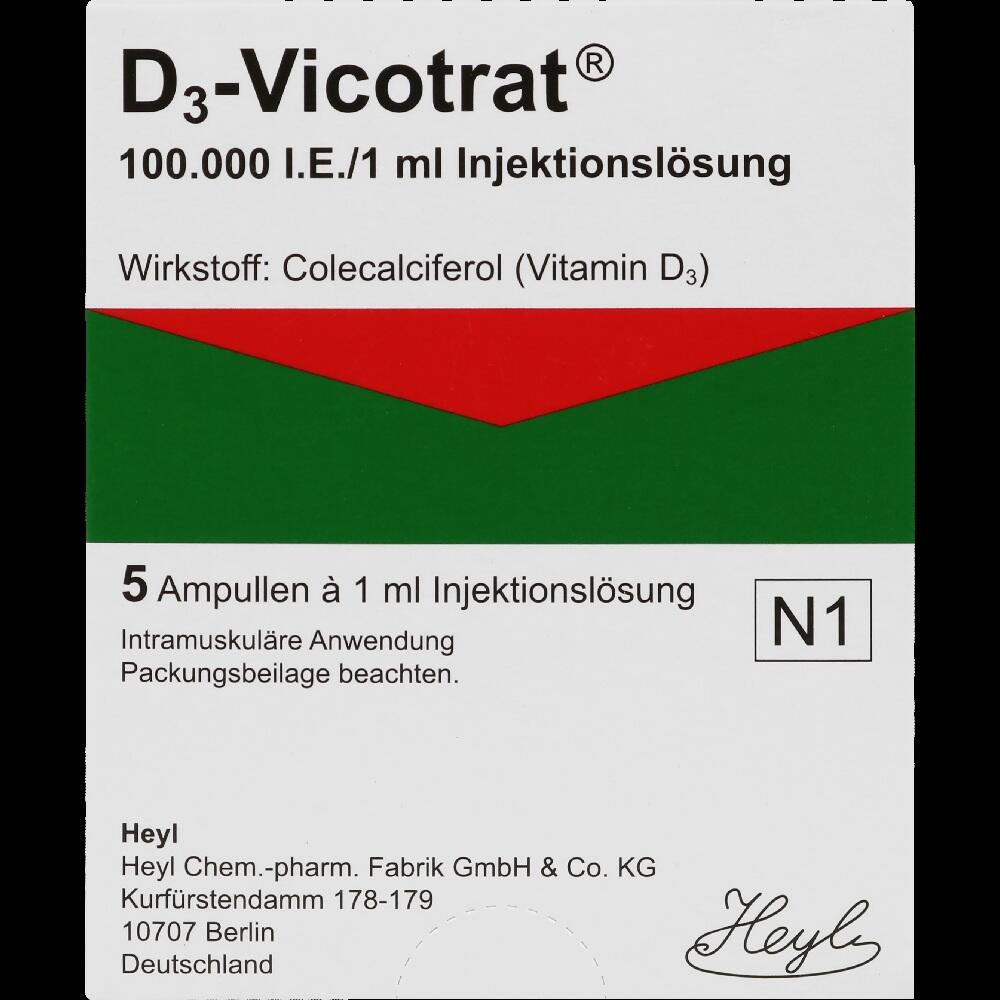 D3 VICOTRAT Ampullen 5X1 ml Injektionslösung zur intramuskulären Anwendung