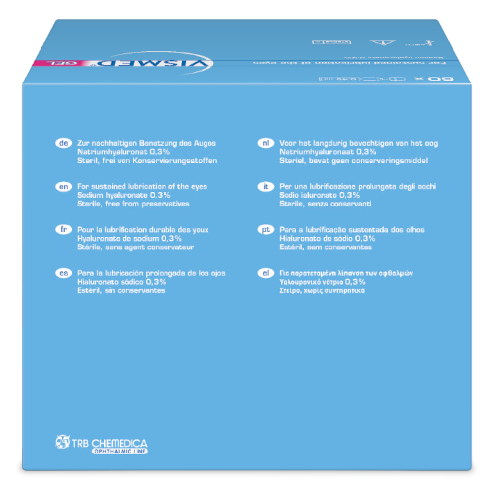 VISMED GEL Einmaldosen 60X0.45 ml Einzeldosispipetten