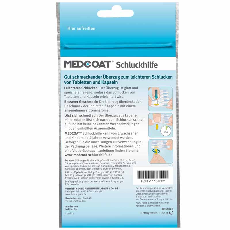 MEDCOAT Schluckhilfe  30 St Gel