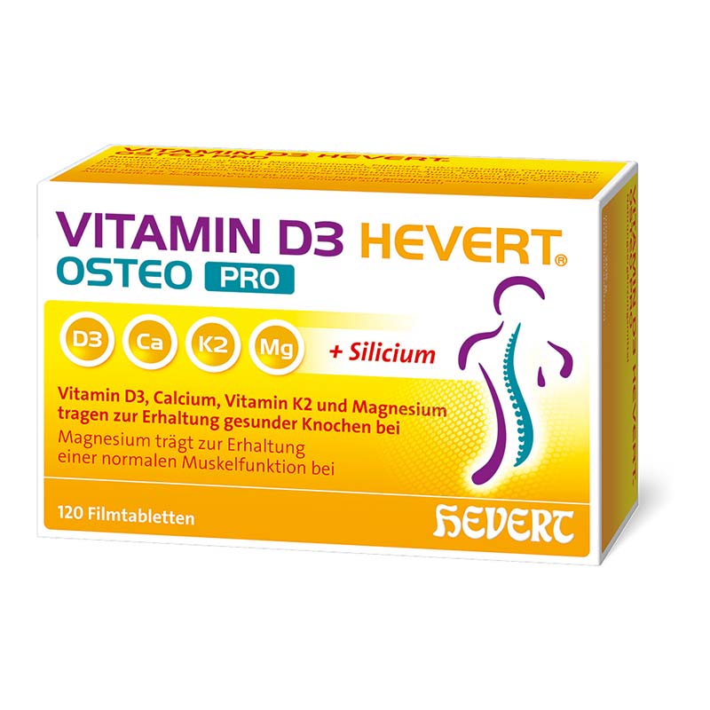 VITAMIN D3 HEVERT OSTEO PRO 120 St Filmtabletten