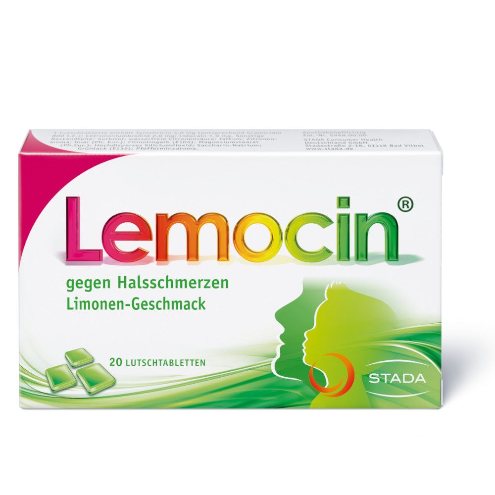 Lemocin gegen Halsschmerzen Limone + Lemocin ProHYDRO  1 Sparset