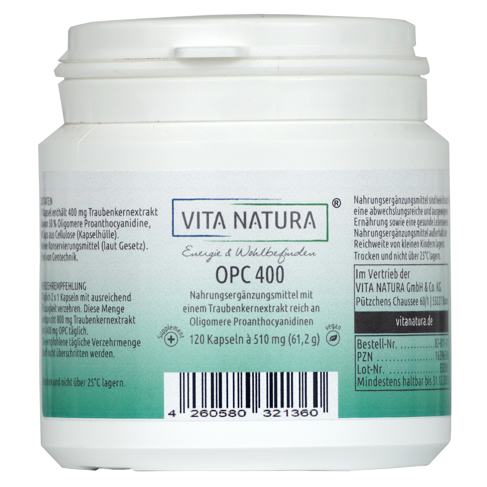 VITA NATURA OPC 400 120 St Kapseln