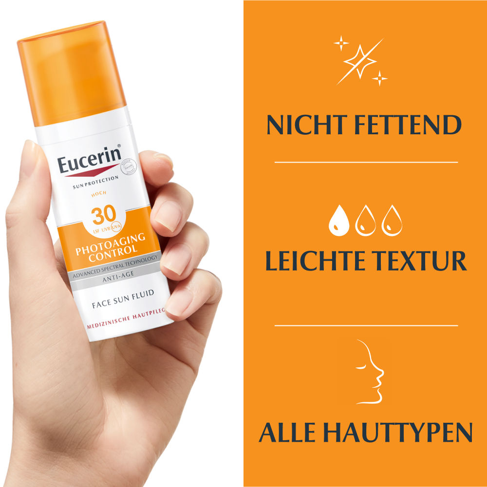 Eucerin SUN PHOTOAGING CONTROL FACE SUN FLUID LSF 30   50 ml Körperpflege