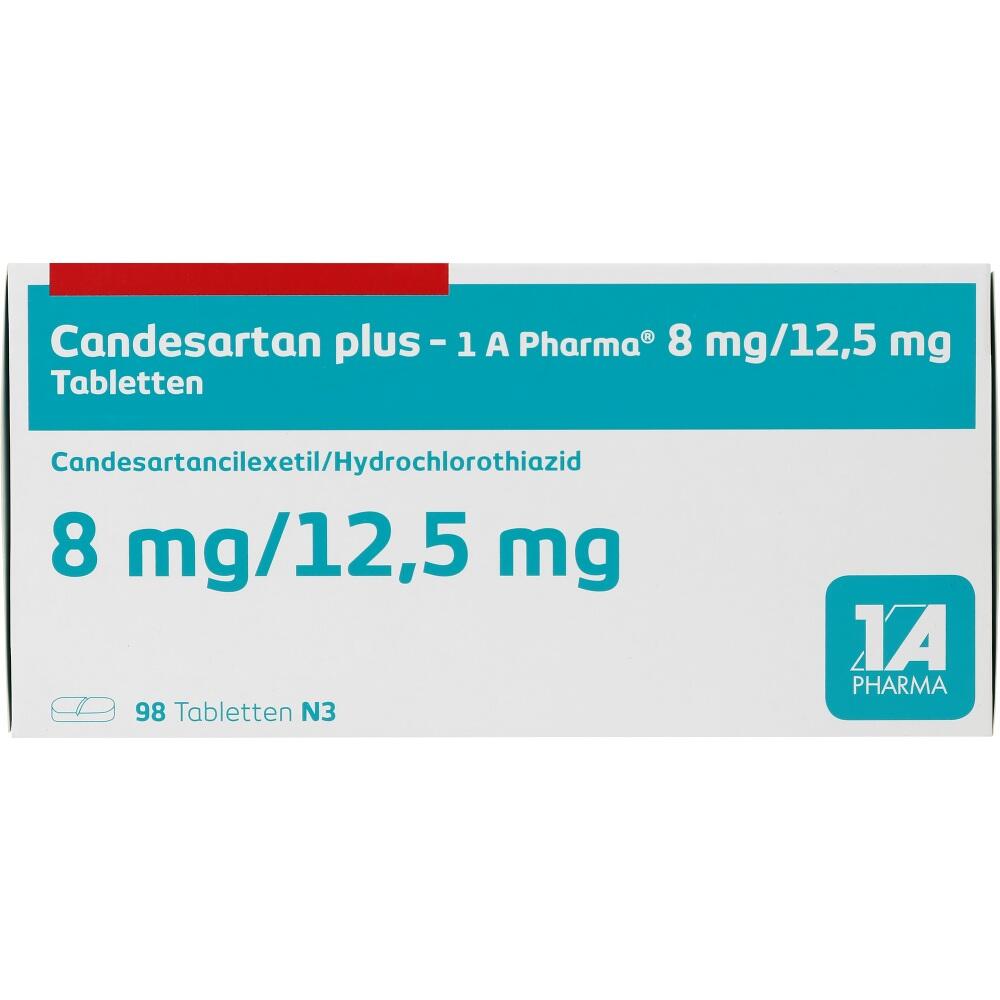 Candesartan plus-1 A Pharma 8mg/12,5mg 98 St Tabletten