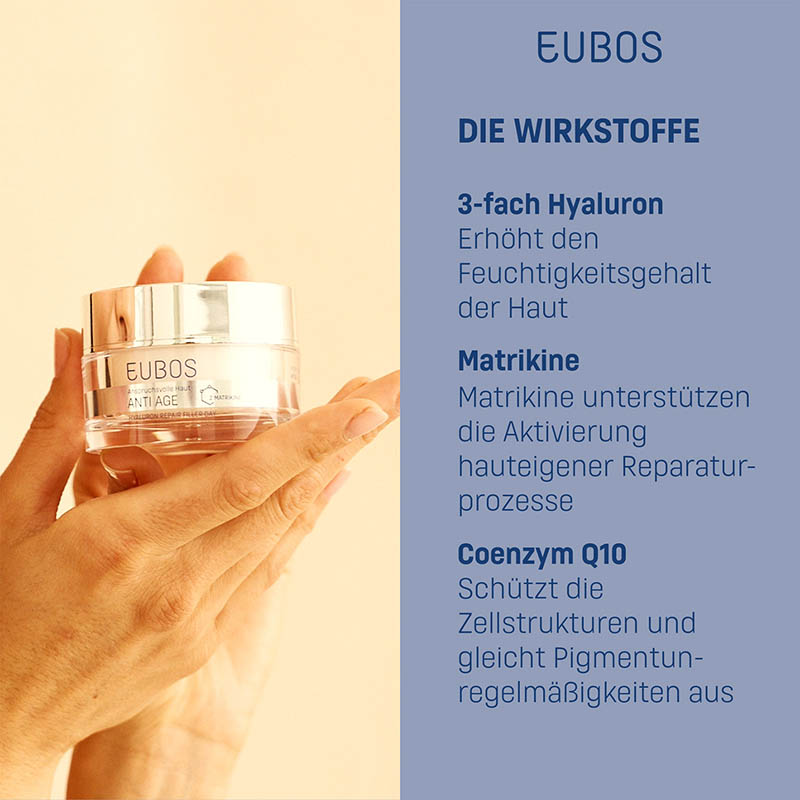 EUBOS ANTI AGE HYALURON REPAIR FILLER DAY 50 ml Creme