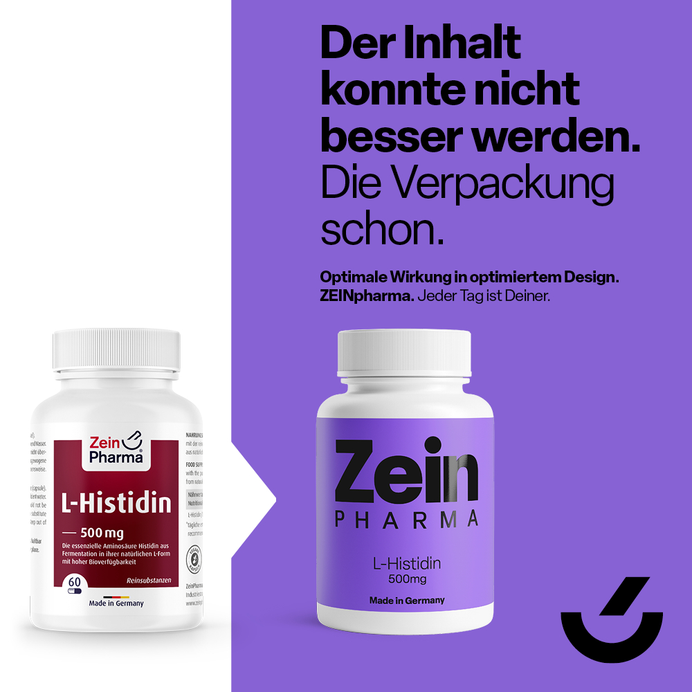 Zein PHARMA L-Histidin 500mg 60 St Kapseln