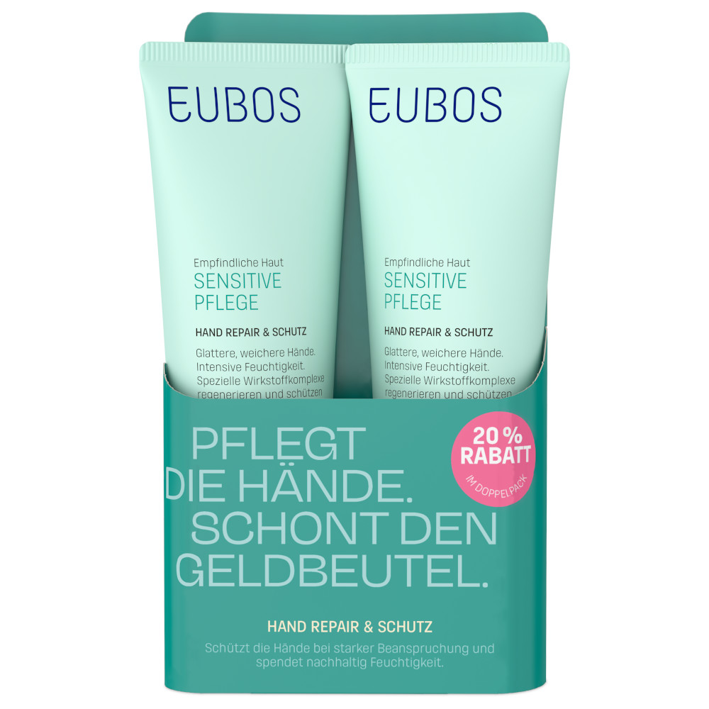 EUBOS SENSITIVE PFLEGE Hand Repair & Schutz 2X75 ml Creme
