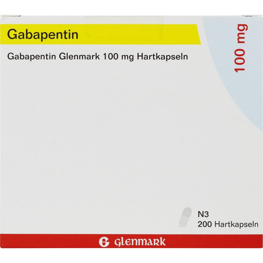 Gabapentin Glenmark 100mg 200 St Hartkapseln