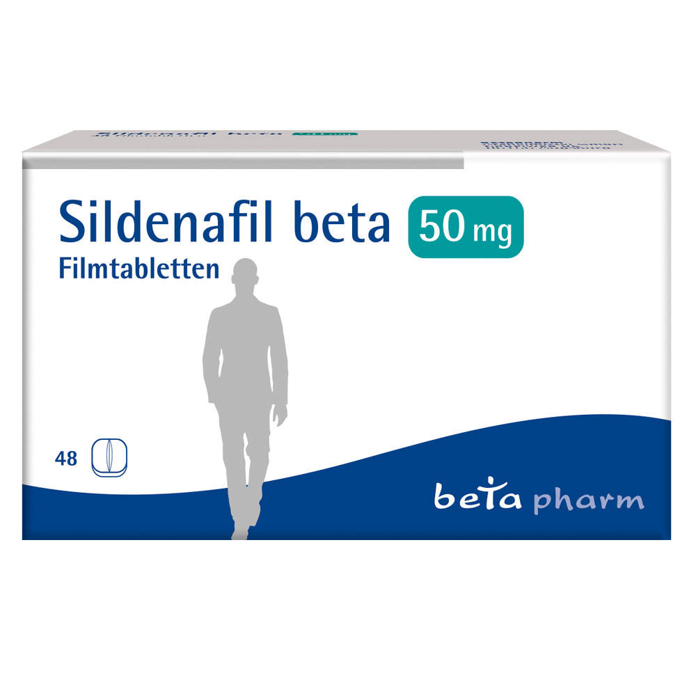 Sildenafil beta 50 mg 48 St Filmtabletten