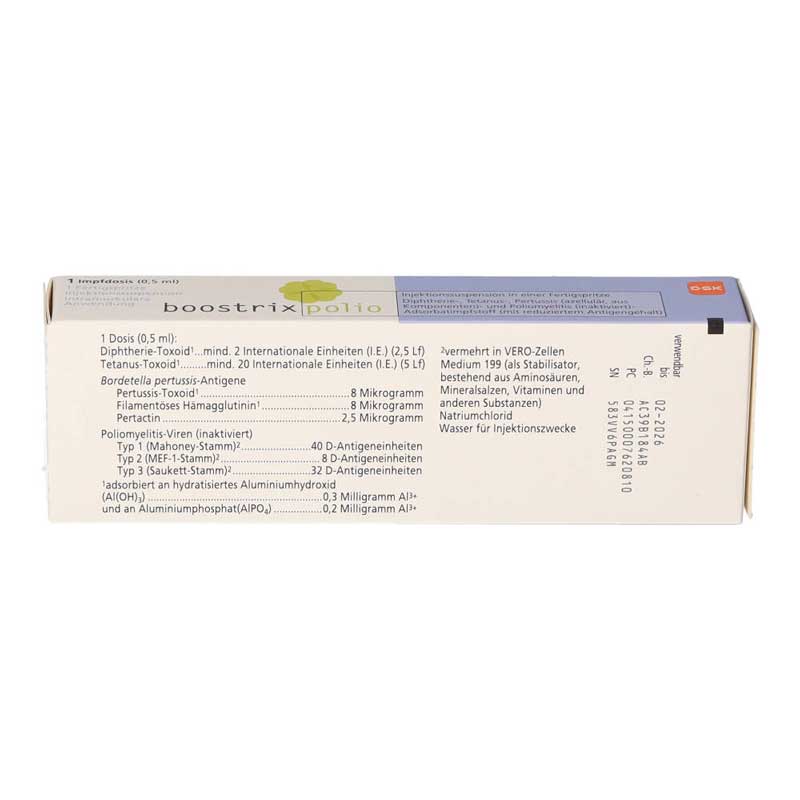 Boostrix Polio 1X0.5 ml Injektionssuspension