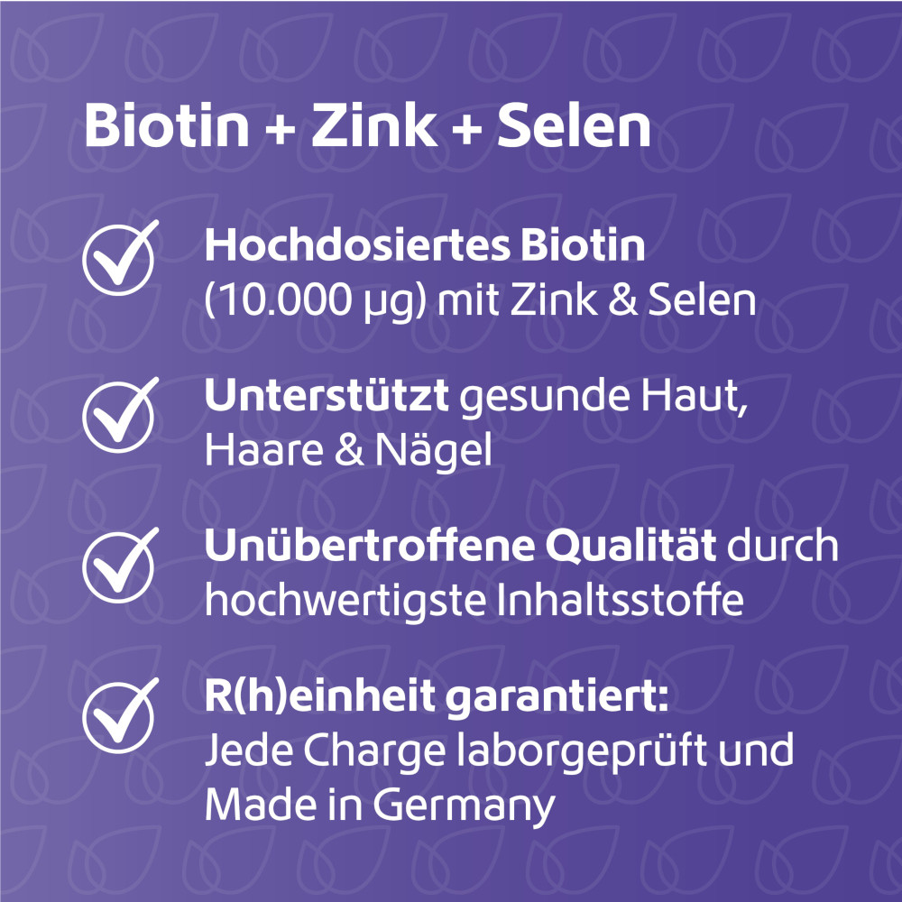 R(h)ein Nutrition BIOTIN + ZINK + SELEN 120 St Kapseln