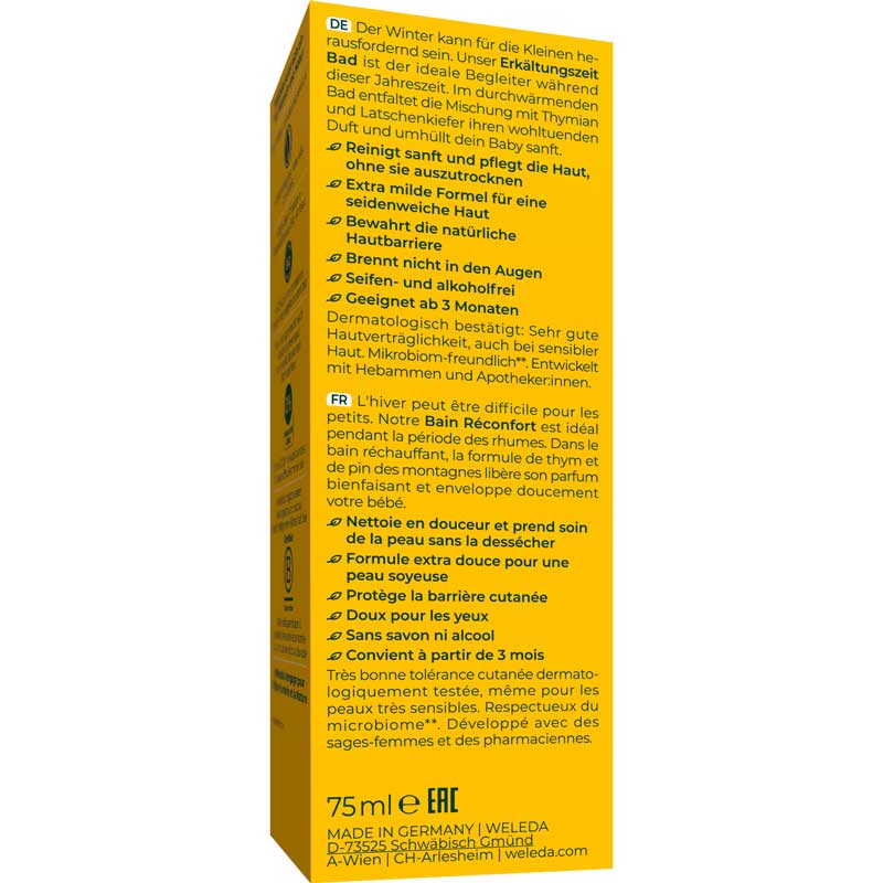 WELEDA baby ERKÄLTUNGSZEIT BAD  75 ml Bad