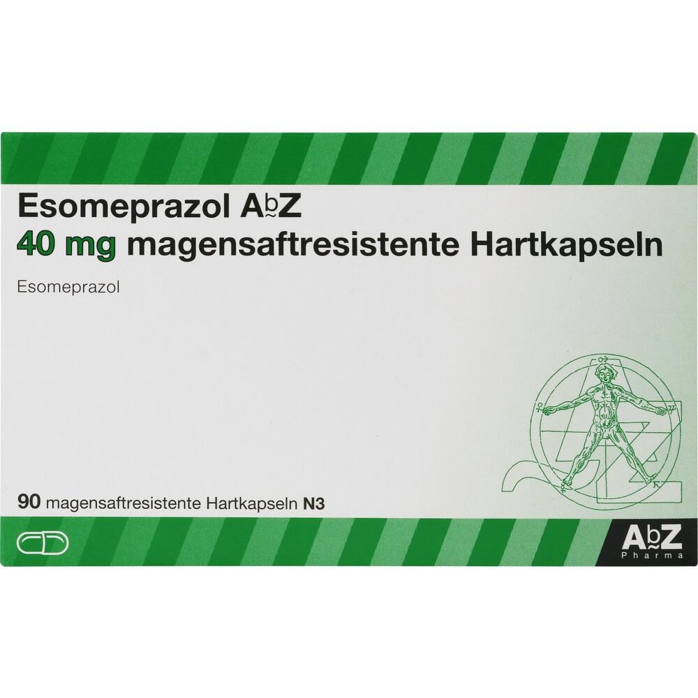 Esomeprazol AbZ 40mg 90 St Kapseln magensaftresistent