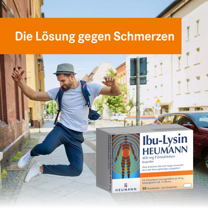 Ibu-Lysin HEUMANN 400 mg 50 St Filmtabletten