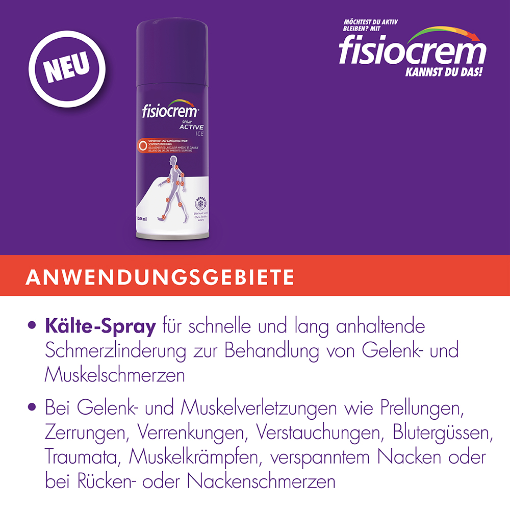 fisiocrem SPRAY ACTIVE ICE 150 ml Spray
